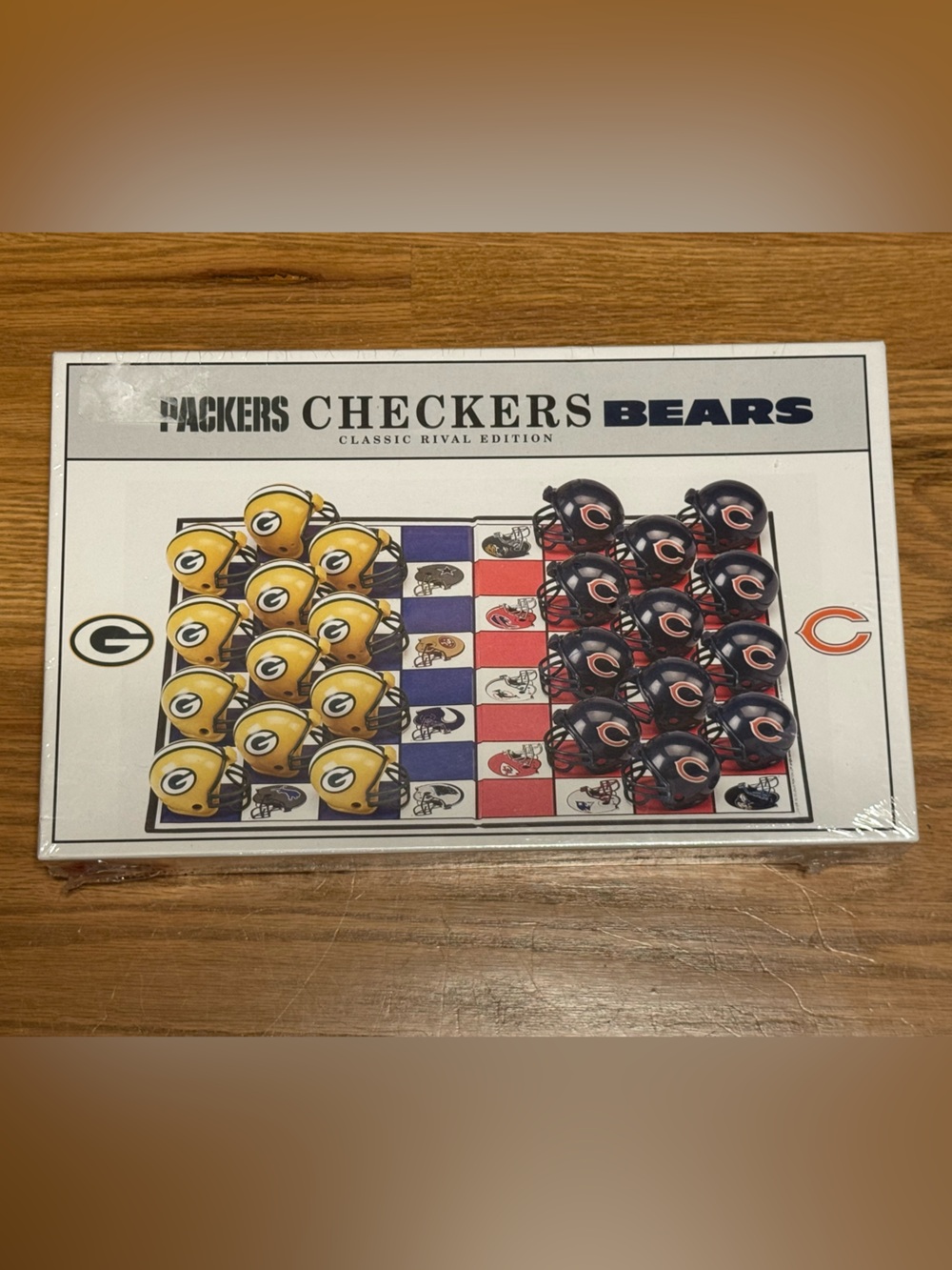 Vintage 1993 NFL Checkers Board Game - Green Bay Packers vs. Chicago Bears